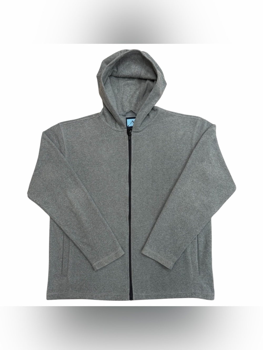 Iceburg Outerwear Mens Gray Fleece Zip Up Hoodie Jacket Size XL